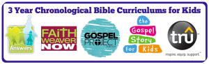 Chronological 3-Year Bible Curriculums for Children's Ministry