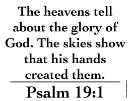 Psalm 19_1 Full Page Memory Verse (Thumb260)