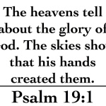 Psalm 19_1 Full Page Memory Verse