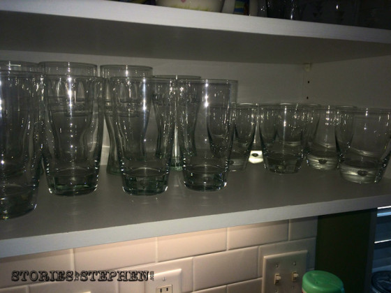 We go through almost all of these drinking glasses everyday, and then they are hand rinsed and washed in the dishwasher. They go through a lot every week, but they never scratch like the Ion-X glass on my Apple Watch Sport.