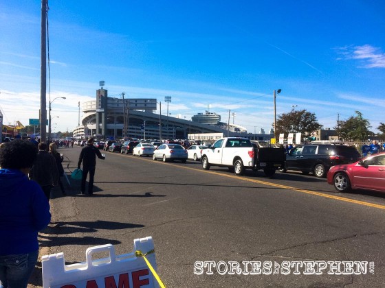 Parking and walking to Liberty Bowl Memorial Stadium was hectic thanks to the sold-out crowd.