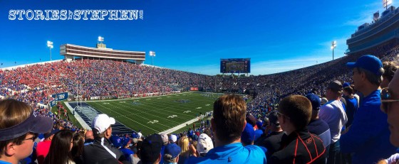 Sold-out stadium at the Memphis vs Ole Miss football game!