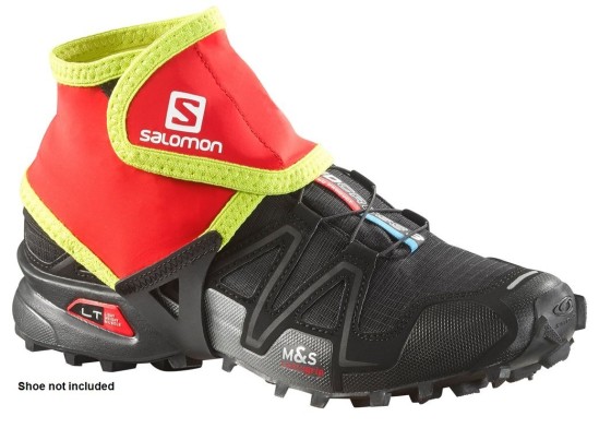 Salomon Low Trail Gaiters will help winter runners keep snow and slush out of their shoes.