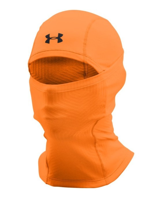 The Under Armour Men's ColdGear Infrared Tactical Hood is a balaclava that warms the neck, ears, nose, mouth and face while running.