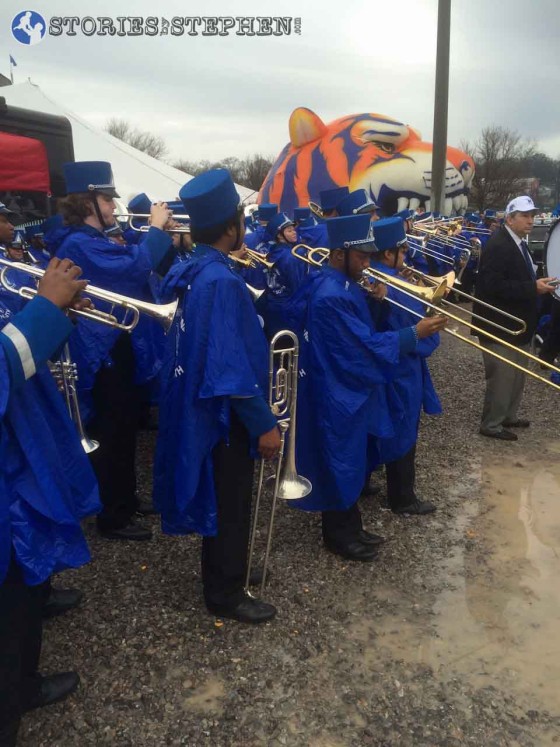 The Mighty Sound of the South... the Memphis Tigers band.