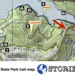 Lake Guntersville State Park Map – Lickskillet Trail Meredith Trail