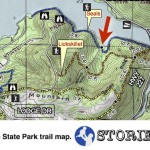 Lake Guntersville State Park Map – Seales Trail Service Road