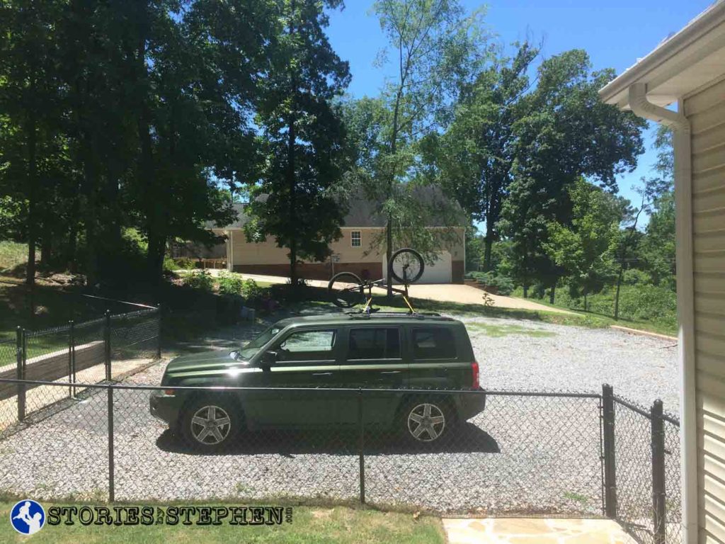 ride your bike in the house